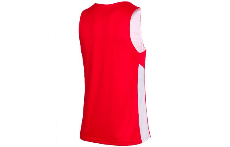 Nike Sports Training Splicing Breathable Reversible Basketball Vest Red 867767-658